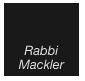 Rabbi Mackler